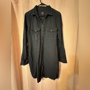 GAP Women's Black Long Sleeve Dress